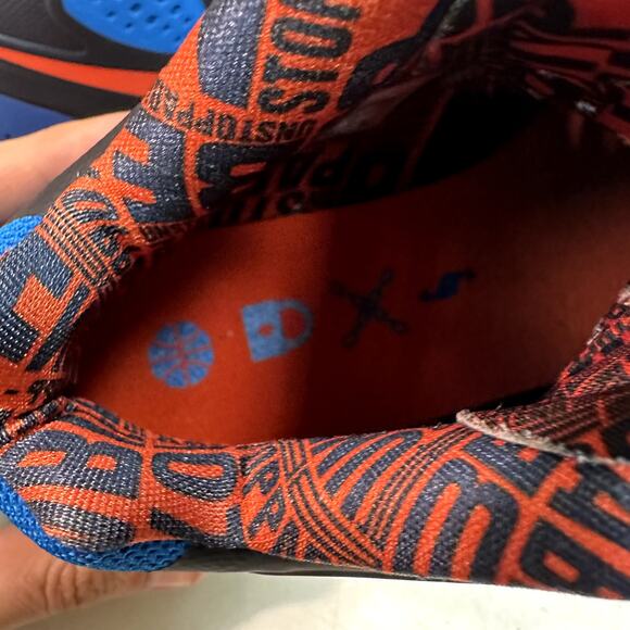 NWOT Nike Zoom Hyperenforcer PE Russell Westbrook OKC Thunder Blue Orange 11 - Picture 11 of 15
